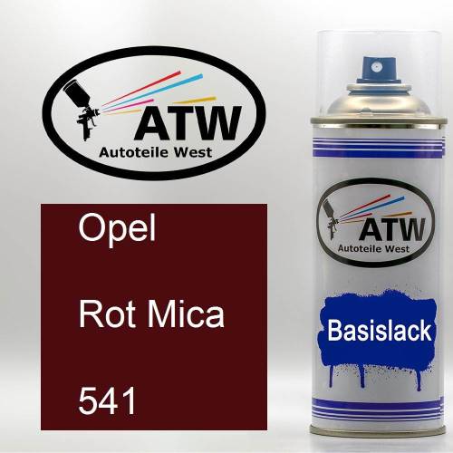 Opel, Rot Mica, 541: 400ml Sprühdose, von ATW Autoteile West.